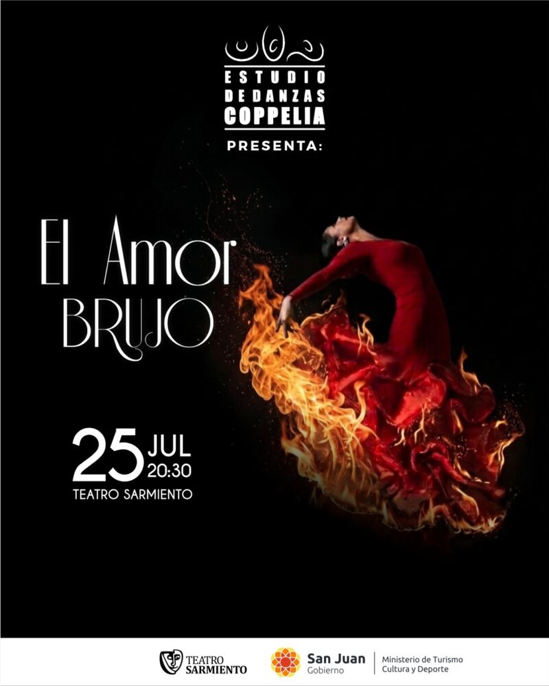 Funcion El Amor Brujo en el Teatro Sarmiento de San Juan