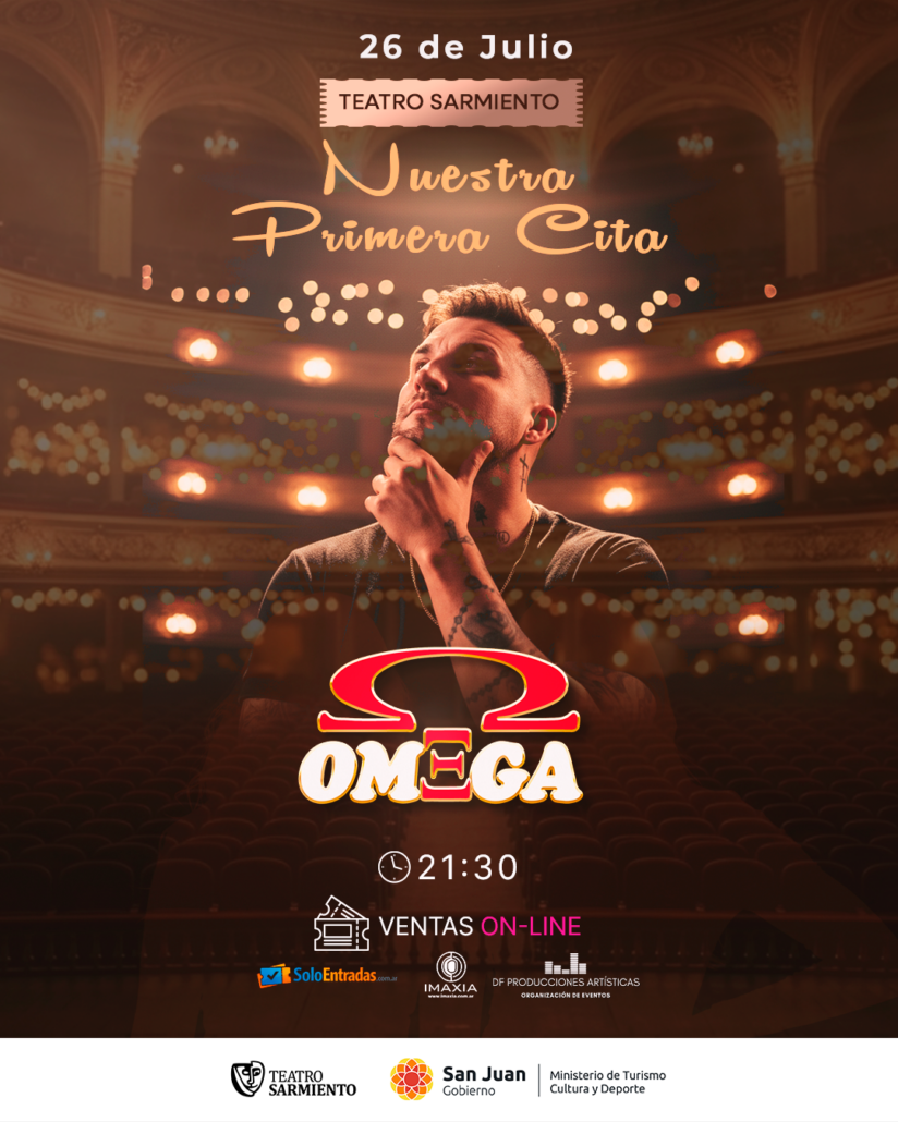 Show de OMEGA en el Teatro Sarmiento de San Juan
